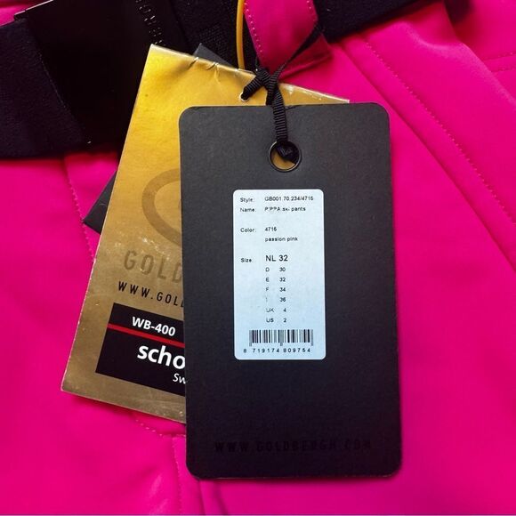 Goldbergh Pippa Ski Pants Waterproof Passion Pink NWT US 2 - Picture 3 of 8